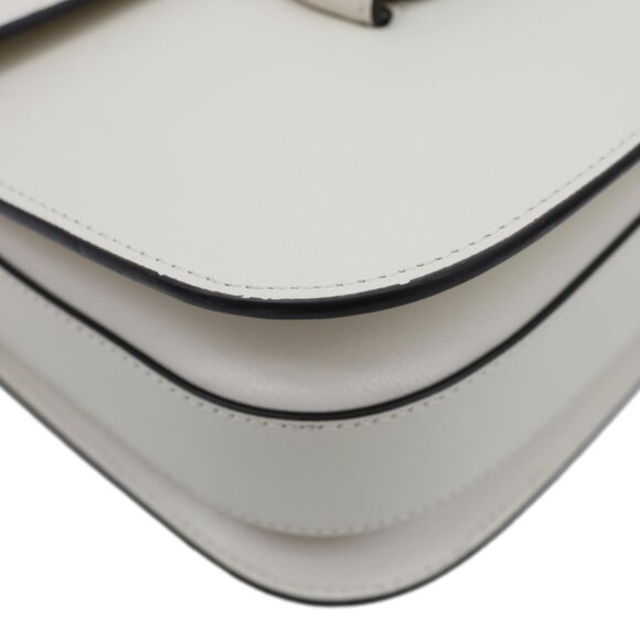 Gucci Horsebit 1955 Small Leather Shoulder Bag Off White - Picture 6 of 15